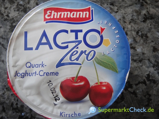 Foto von Ehrmann Lacto Zero Quark Joghurt Creme