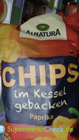 Foto von Alnatura Chips im Kessel gebacken