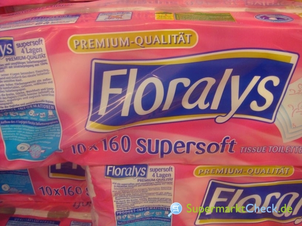 Floralys Angebote Supersoft Toilettenpapier & Preis, Bewertungen 4-lagig: