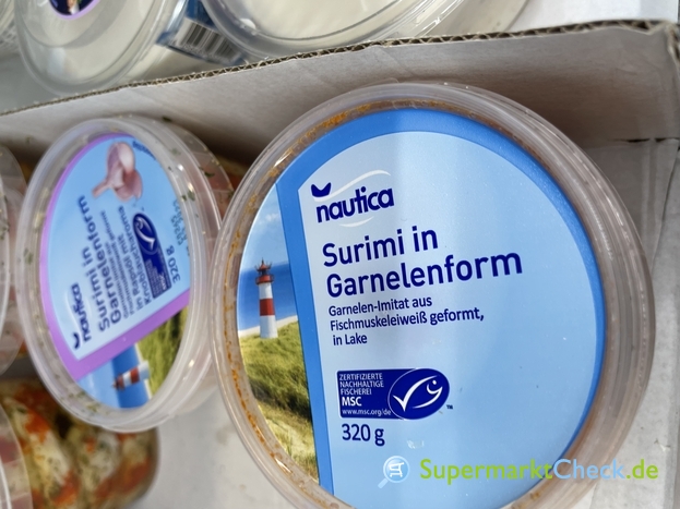 nautica Surimi in Garnelen Form: Nutri-Score Angebote, & Preis, Kalorien