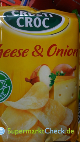 Foto von Crusti Croc Chips Cheese & Onion