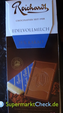 Foto von Reichardt Edelvollmilch Schokolade 35% Kakao