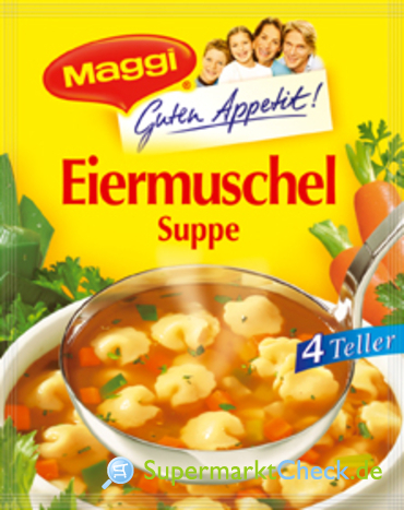 Foto von Maggi Guten Appetit Eiermuschel Suppe