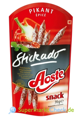 Foto von Aoste Stickado Snack