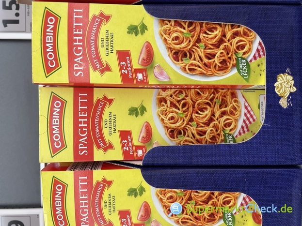 Foto von COMBINO Spaghetti Fertiggericht mit Tomatensauce