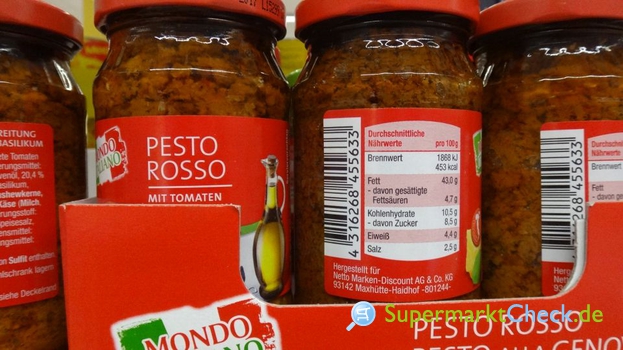 Foto von Mondo Italiano Pesto Rosso