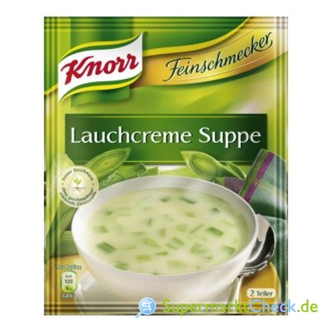 Foto von Knorr Feinschmecker Lauchcreme Suppe