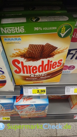 Foto von Nestle Shreddies Choco Knusper Waffeln