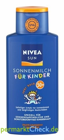 Foto von Nivea Sun Sonnenmilch für Kinder 