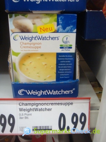 Foto von Weight Watchers Champignon Cremesuppe 3-er