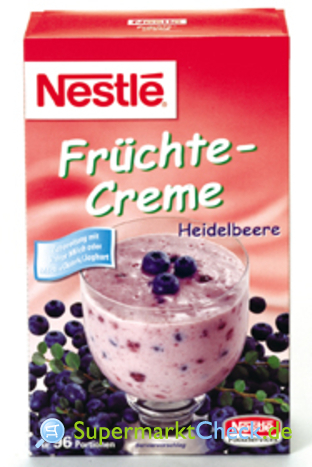 Foto von Nestle Früchtecreme