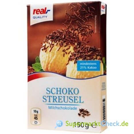 Foto von real Quality Schoko-Streusel Milchschokolade