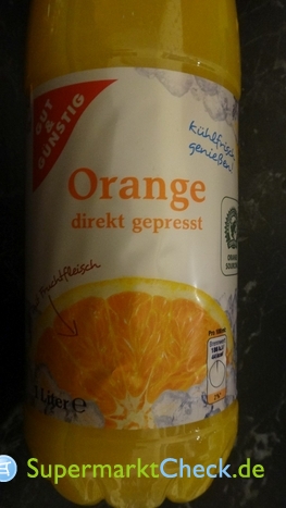 Foto von Gut & Günstig Orange direkt gepresst Direktsaft
