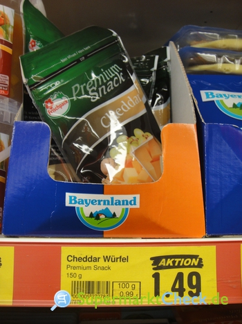 Foto von Frischpack Premium Snack Cheddar Würfel