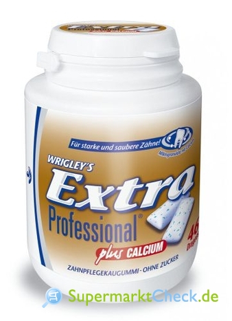 Foto von Wrigley Extra Professional Plus Calcium Dose