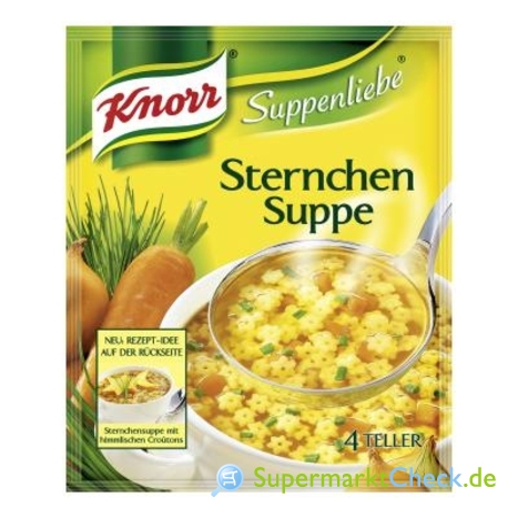 Foto von Knorr Suppenliebe Sternchen Suppe