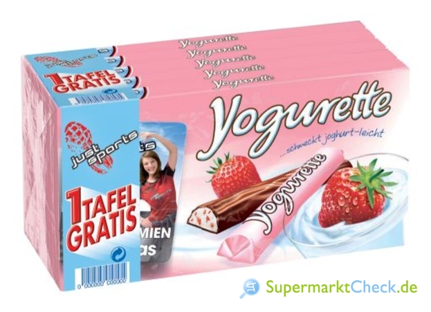 Foto von Yogurette Just Sports Erdbeere  
