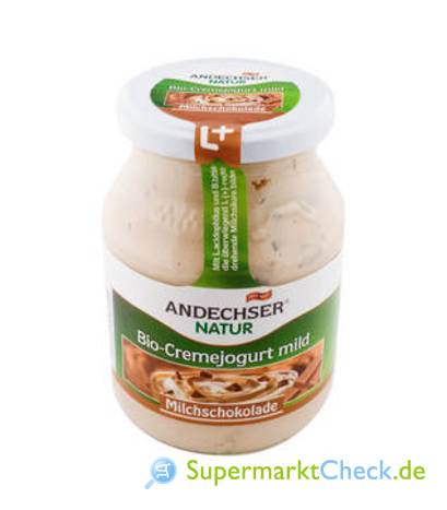 Foto von Andechser Natur Bio-Cremejogurt mild 