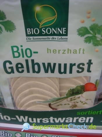 Foto von Bio Sonne Bio Gelbwurst 