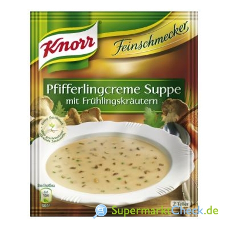 Foto von Knorr Feinschmecker Pfifferlingcreme Suppe
