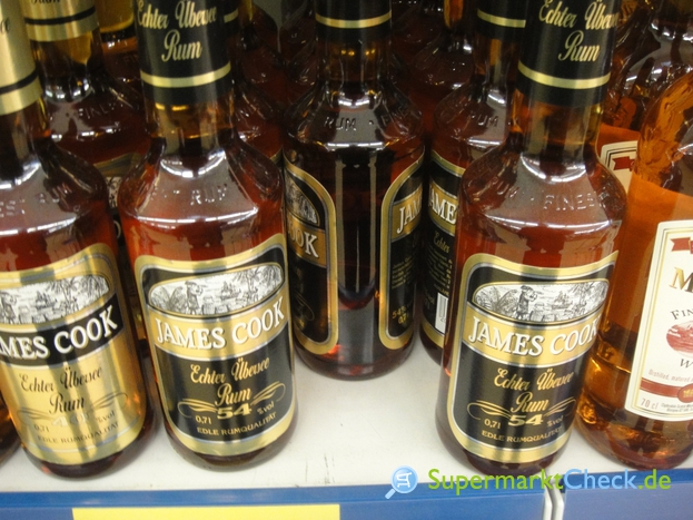 James Cook / Lidl Echter Übersee Rum 54%: Preis, Angebote & Bewertungen