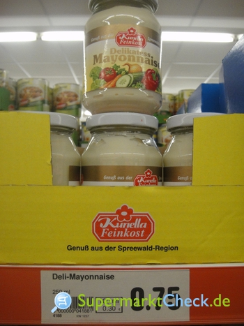 Kania Delikatess Mayonnaise: Angebote, Kalorien Preis, & Nutri-Score