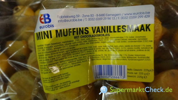 Foto von Eurobis Mini Muffins Vanillesmaak