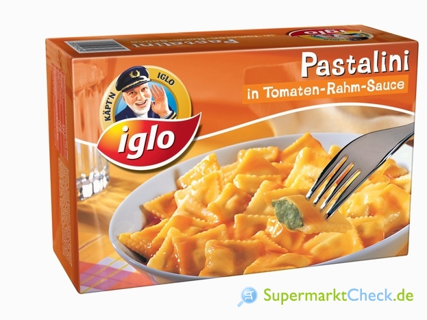 Foto von Iglo Pastalini in Tomaten-Rahm-Sauce