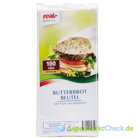 Foto von real Quality Butterbrotbeutel
