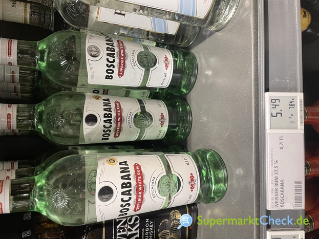James Cook / Lidl White Oversea Rum Ron Blanco 37,5 % Vol.: Preis, Angebote  & Bewertungen