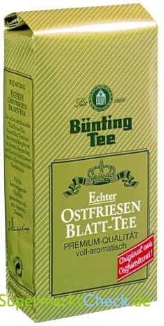 Foto von Bünting Tee Ostfriesen Blatt Tee