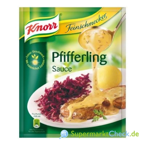 Foto von Knorr Feinschmecker Pfifferling Sauce