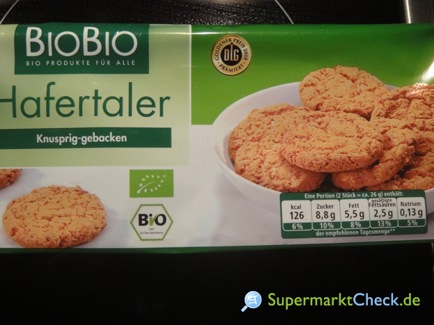 BioBio Hafertaler: Preis, Angebote, Kalorien &amp; Nutri-Score