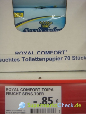 Foto von Royal Comfort feuchtes Toilettenpapier 