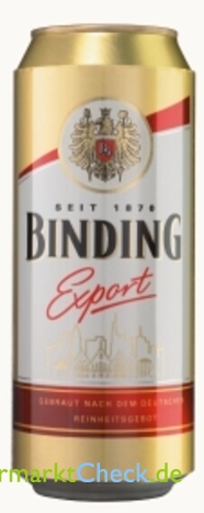 Foto von Binding Export