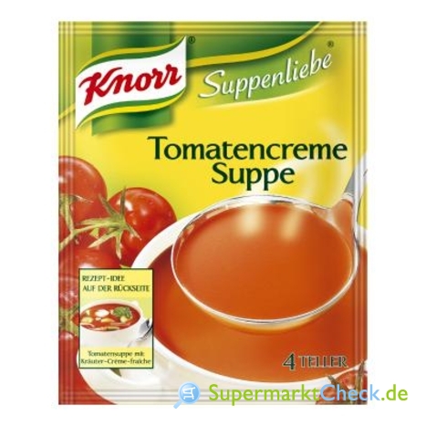 Foto von Knorr Suppenliebe Tomatencreme Suppe