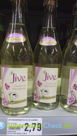Foto von Jive Cocktail mit Holunderblüte