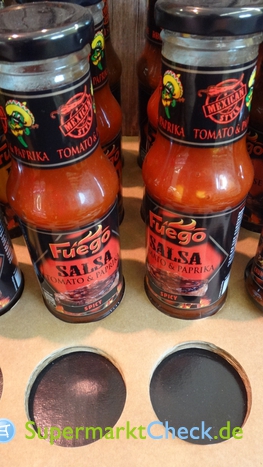 Foto von Fuego Salsa Tomato & Paprika Sauce
