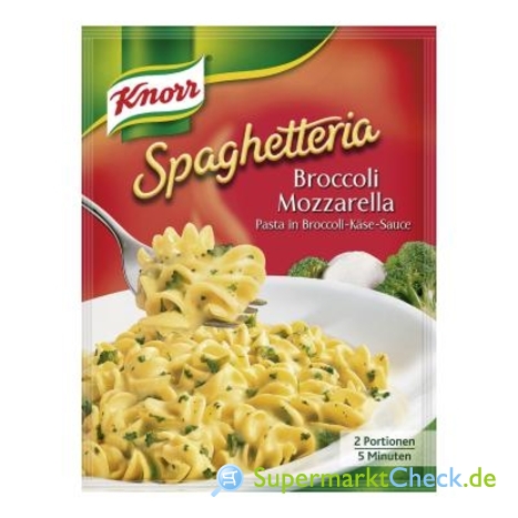 Foto von Knorr Spaghetteria Broccoli Mozzarella Pasta 