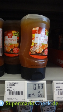 Foto von REWE Beste Wahl Chili Mango Sauce