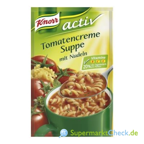 Foto von Knorr activ Tomatencreme Suppe 