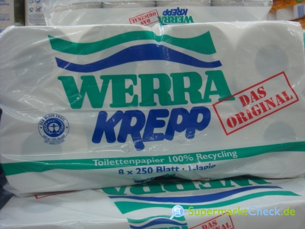 Foto von Werra Krepp Toilettenpapier Recycling