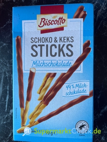 Foto von BISCOTTO Schoko-&-Keks-Sticks
