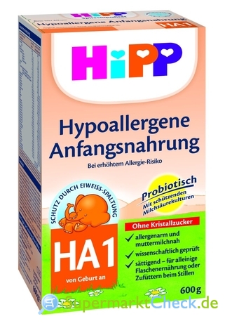 Foto von Hipp HA 1 Hypoallergene Anfangsnahrung