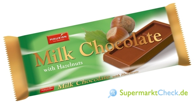 Foto von Mauxion Milk Chocolate with Hazelnuts