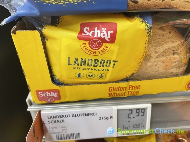 Foto von Schär Landbrot mit Buchweizen glutenfrei 275g