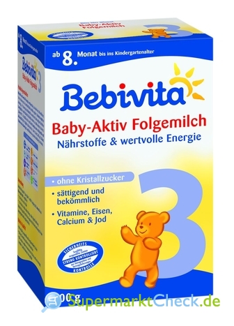 Foto von Bebivita 3 Baby-Aktiv Folgemilch 