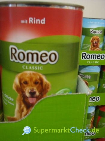Foto von Romeo Classic / Aldi Süd  Hundenahrung 