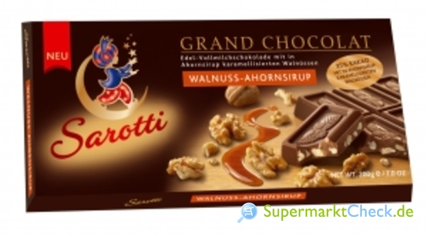 Foto von Sarotti Grand Chocolat Walnuss-Ahornsirup