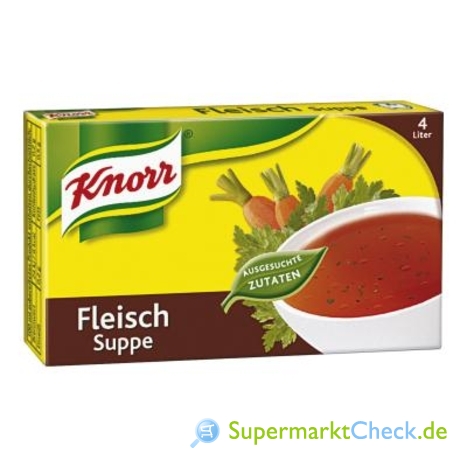 Foto von Knorr Fleisch Suppe 8-er